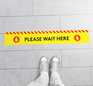 Please Wait Here Floor Stickers