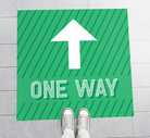 One Way Arrow Floor Stickers Floor Stickers
