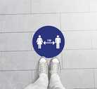 1m Distancing Floor Stickers Floor Stickers